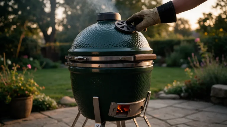 Temperatur regeln am Kamado: Zu- und Abluft richtig einstellen